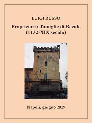 cover image of Proprietari e famiglie di Recale (1132-XIX secolo)